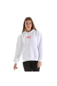 Kadın Nakış Detaylı Kapüşonlu Sweatshırt - 6