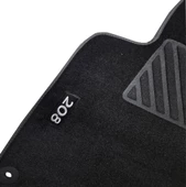 Rizline Peugeot 208 2019 Sonrası Halı Paspas Siyah - 3