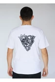 Bisiklet Yaka Oversize Kısa Kollu Baskılı - 4