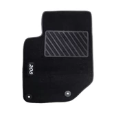 Rizline Peugeot 208 2019 Sonrası Halı Paspas Siyah - 8