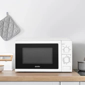 Simfer SK 4601 700W 20 Litre Mekanik Mikrodalga Fırın Beyaz - 2