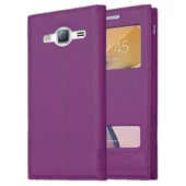 Samsung Galaxy J3 Uyumlu Pencereli Kapaklı Magnum Kılıf thumbnail 2