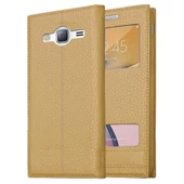 Samsung Galaxy J3 Uyumlu Pencereli Kapaklı Magnum Kılıf thumbnail 5