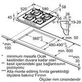 Bosch PPP6B1B90R İnci Beyazı Ankastre Ocak - 6