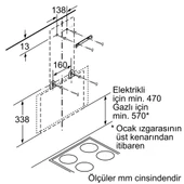 Bosch DWK65AJ80R Duvar Tipi Davlumbaz - 8