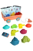 Mammacomica Dough Kinetik Kum Vagonlu Taşıtlar Seti thumbnail 1