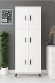 ESMOPA MOBİLYA Çok Amaçlı Kiler, Banyo, Ayakkabılık, Balkon Dolap - 2