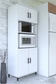 ESMOPA MOBİLYA Çok Amaçlı Dolap, Fırın, Kiler, Banyo, Balkon Dolap (büyük Boy Fırın Kabini) - 1