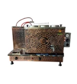 3 Demlikli Bakır Tam Otomatik Çay Kazanı Bayrak Model Elektrik+ Tüplü Çay Ocağı Çay Semaveri Çay Makinesi Safir Çay Kazanları thumbnail 3