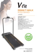V-Fit By Voit DB800 T-Walk Koşu  Bandı  Uzaktan Kumandalı-Enerji Tasarruflu-Bluetooth Uygulaması ile Kontrol - 7