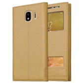 Samsung Galaxy J4 J400 Uyumlu Pencereli Kapaklı Magnum Kılıf thumbnail 3