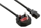 Power İngiliz Kablo Siyah 3x0,75mm 1,8 Metre - 1