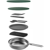 The All-In-One Fry Pan Set - Çelik Kızartma Tava Seti (9 Parça)  .94L  32oz thumbnail 2