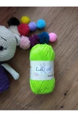 %100 Pamuk Punch (PANÇ) Ve Amigurumi Ipi Fosforlu Yeşil - 1