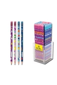 Karışık Desenli 12'li Kurşun Kalem Silgili/silgisiz Model - 5