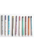 Karışık Desenli 12'li Kurşun Kalem Silgili/silgisiz Model - 3