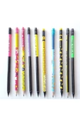 Karışık Desenli 12'li Kurşun Kalem Silgili/silgisiz Model - 1