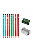 Faber-castell Kurşun Kalem Seti +silgi+kalemtraş - 1