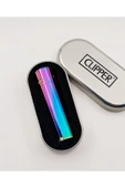 CLİPPER Metal Gökkuşağı Renkli Çakmak Metal Kutulu - 3
