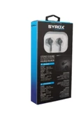 SYROX K16 Ekstra Bas Stereo Kulakiçi Kulaklık Siyah Mukemmel Kalite - 2