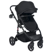 VaVbaby EliteCruise Travel Sistem Lüks Bebek Arabası Konforlu Seyahat Sistem Puset Katlanabilir Siyah - 2