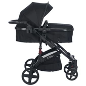 VaVbaby EliteCruise Travel Sistem Lüks Bebek Arabası Konforlu Seyahat Sistem Puset Katlanabilir Siyah - 3