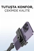 Torima P03 Yüz Takip 360° Gimbal Öz Çekim Telefon Sabitleyici Tutucu Video Akıllı Tripod thumbnail 4