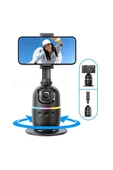 Torima P03 Yüz Takip 360° Gimbal Öz Çekim Telefon Sabitleyici Tutucu Video Akıllı Tripod thumbnail 3