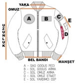 YAKALI Pilot Montu Siyah Kumaş SYK88_S - 9
