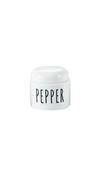 Porselen Baharatlık Vakum Kapaklı Hava Almaz Sugar Pepper Salt Kavanozu 3lü - 3