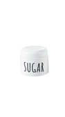 Porselen Baharatlık Vakum Kapaklı Hava Almaz Sugar Pepper Salt Kavanozu 3lü - 2