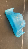 Gökyüzü Mavi Ve Okyanus Mavi Renkli Gümüş Pullu Bıyık Şekil Epoksi Telefon Tutacağı Hediyelik - 2