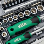 Elta 1/4" Altıköşe Cırcırlı Lokma Anahtar ve Bits Uç Seti 38 Parça - 5