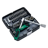 Elta 1/4" Altıköşe Cırcırlı Lokma Anahtar ve Bits Uç Seti 38 Parça - 3