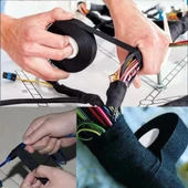 Bez Bant Si̇yah 29 Mm X 15 Mt Kablo Yalıtım Bandı - 4