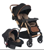 Bonibos Yukon Travel Sistem Bebek Arabası Gold Siyah - 1