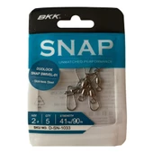 BKK Duolock Snap Swivel-51 No:2 Klipsli Fırdöndü (5'li Paket) - 1
