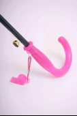 KIZ ÇOCUK ELSA VE ANNA PVC KILIFLI OTOMATİK MEKANİZMALI BARDAK MODELLİ DÜDÜKLÜ ŞEMSİYE - 2