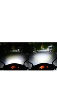 Motosiklet Kısa-Uzun Hüzmeli Bosch Tipi Soğutucu Fanlı Led Far Ampülü DC 8-80V 20W - 4