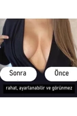 HT SAĞLIK Göğüs/sabitleyici Bandı-dikleştirici-dolguşlaştırıcı-dekolte-2 Adet/renk Siyah / Bej thumbnail 5