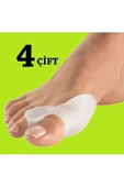 HT SAĞLIK Ayak Başparmak Bunyon Koruyucu Makaralı Koruma Aparatı Seti 4 Adet Birarada Kampanya Indirim Kmp-5 thumbnail 1
