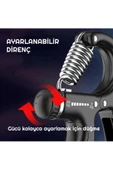 HT SAĞLIK Otomatik Sayaçlı El Kavrama Güçlendirme,ayarlanabilir Direnç (5-60kg) Önkol Ve Parmak Egzersiz Aleti - 2