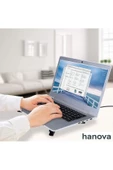 HT SAĞLIK Katlanabilir 2 Fanlı Dizüstü PC Laptop Soğutucu USB besleme 10-17 " dizüstü PC uyumlu - 4