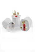 Kuzey Kıbrıs Uyumlu Priz Dönüştürücü  Seyahat Adaptörü - 3