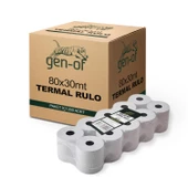 Gen-Of 80x30 Termal Rulo Pos Rulosu 200 lü ( 1 Koli ) - 1