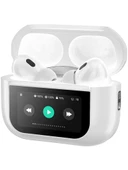 Logia Touch Screen LED Ekranlı Bluetooth Kulaklık Beyaz - 1