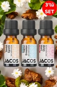 Sandal Egzotik,Yağmur Ormanları,Lotus Esansiyel Uçucu Yağı Difüzör Esansı Oda Kokusu 3'lü SET - 1