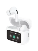 Logia Touch Screen LED Ekranlı Bluetooth Kulaklık Beyaz - 2