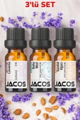 Lavanta,Baby Mist,Sandal Ağacı Esansiyel Uçucu Yağı Difüzör Esansı Oda Kokusu 3'lü SET - 1