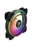 ALSEYE H4.0 120MM TEKLİ RGB KASA FANI SİYAH RENK - 3